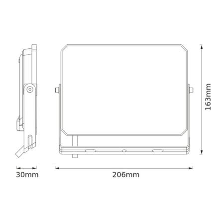 Ledvance - LED reflektorius FLOODLIGHT LED/50W/230V 4000K IP65