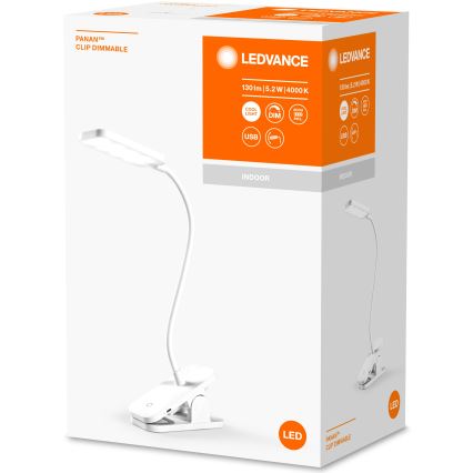 Ledvance - LED Reguliuojama jutiklinė stalinė lempa PANAN LED/5,2W/5V 1000 mAh