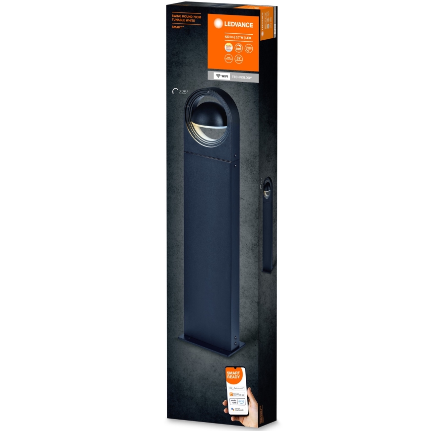 Ledvance – LED Reguliuojama lauko lempa SWING LED/6,7W/230V IP44 Wi-Fi