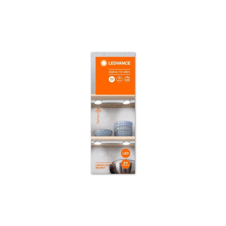 Ledvance - LED Reguliuojamas baldų šviestuvas su jutikliu LINEAR 2xLED/3,5W/230V