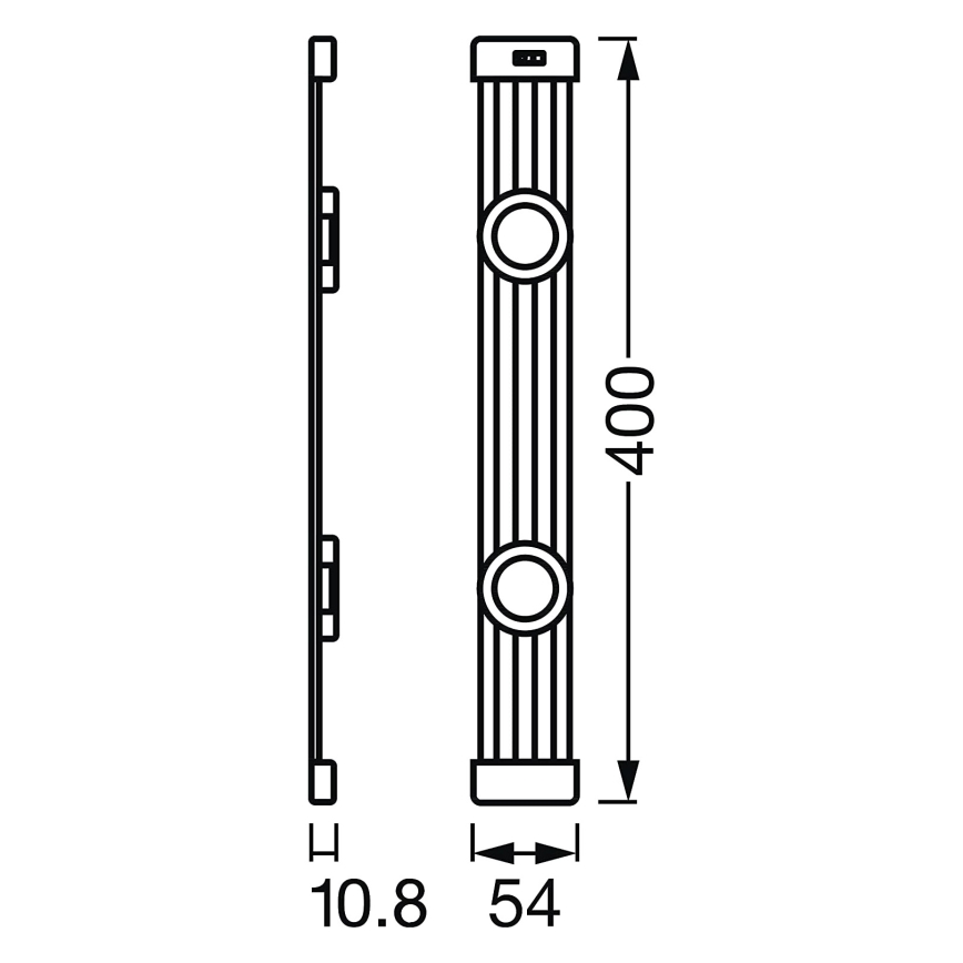 Ledvance - LED Reguliuojamas baldų šviestuvas su jutikliu LINEAR 2xLED/3,5W/230V