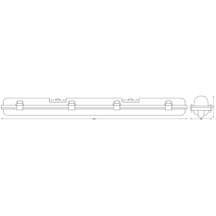Ledvance - LEDeguliuojamas didelio našumo šviestuvas SUBMARINE G13/18W/230V 2700-6500K Wi-Fi IP65