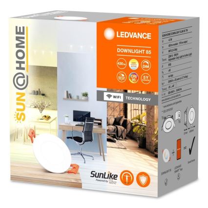 Ledvance - LED Reguliuojamas įleidžiamas šviestuvas SUN@HOME LED/4,5W/230V 2200-5000 CRI 95 Wi-Fi