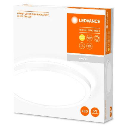 Ledvance - LED Reguliuojamas lubinis šviestuvas ORBIS LED/15W/230V baltas