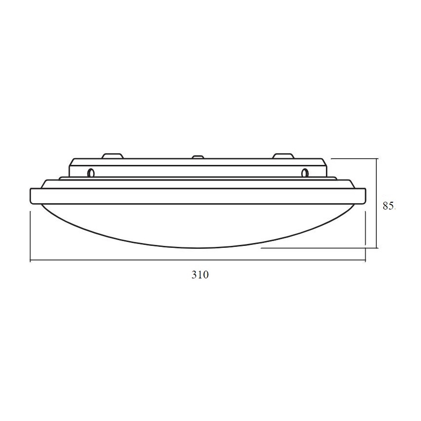 Ledvance - LED Reguliuojamas lubinis šviestuvas ORBIS LED/17W/230V 2700-6500 + valdymo pultas