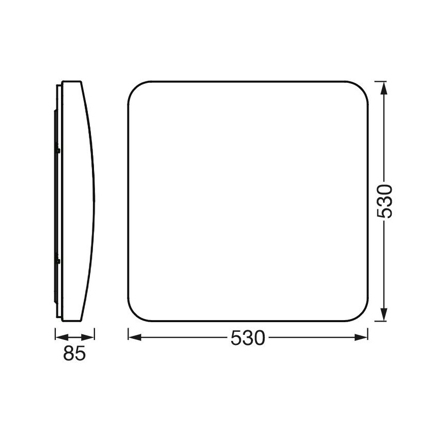 Ledvance - LED Reguliuojamas lubinis šviestuvas SMART+ CLEAM LED/42W/230V 300-6500K Wi-Fi