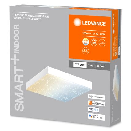 Ledvance - LED Reguliuojamas lubinis šviestuvas SMART+ FRAMELESS LED/21W/230V Wi-Fi