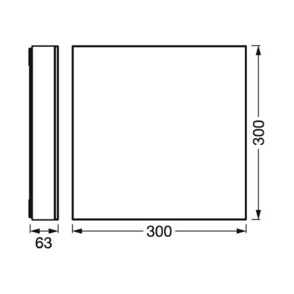 Ledvance - LED Reguliuojamas lubinis šviestuvas SMART+ FRAMELESS LED/21W/230V Wi-Fi