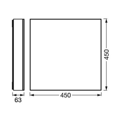 Ledvance -LED Reguliuojamas lubinis šviestuvas SMART+ FRAMELESS LED/24,5W/230V Wi-Fi