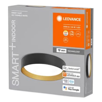 Ledvance - LED Reguliuojamas lubinis šviestuvas SMART+ KURT LED/30W/230V Wi-Fi