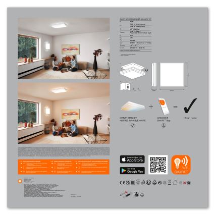 Ledvance - LED Reguliuojamas lubinis šviestuvas SMART+ MAGNET LED/42W/230V 3000-6500K Wi-Fi