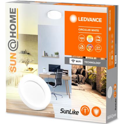 Ledvance-LED Reguliuojamas lubinis šviestuvas SUN@HOME CIRCULAR LED/18,5W/230V Wi-Fi