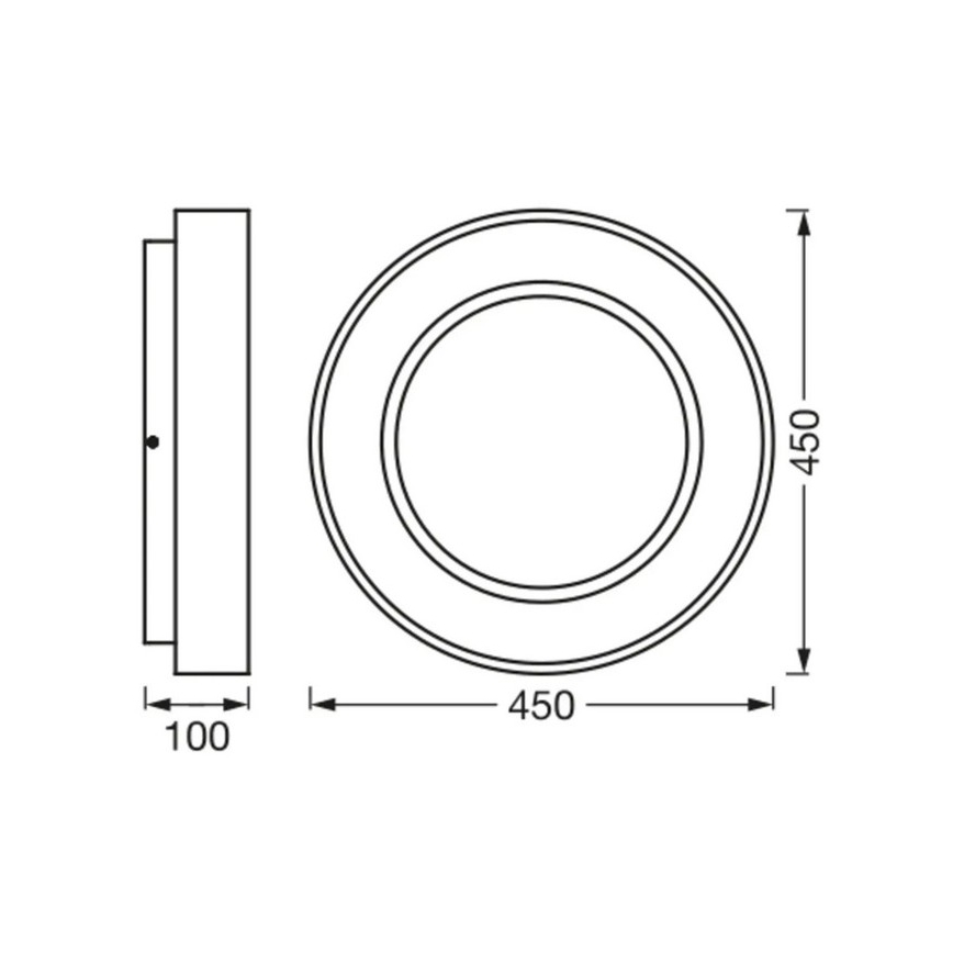 Ledvance-LED Reguliuojamas lubinis šviestuvas SUN@HOME CIRCULAR LED/18,5W/230V Wi-Fi