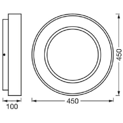 Ledvance-LED Reguliuojamas lubinis šviestuvas SUN@HOME CIRCULAR LED/18,5W/230V Wi-Fi