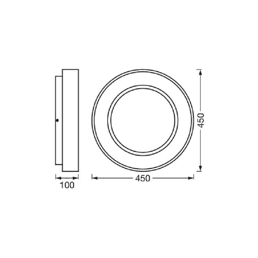 Ledvance-LED Reguliuojamas lubinis šviestuvas SUN@HOME CIRCULAR LED/18,5W/230V Wi-Fi