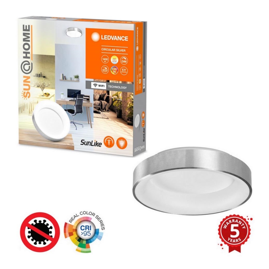 Ledvance-LED Reguliuojamas lubų šviestuvas SUN@HOME CIRCULAR LED/18,5W/230V Wi-Fi