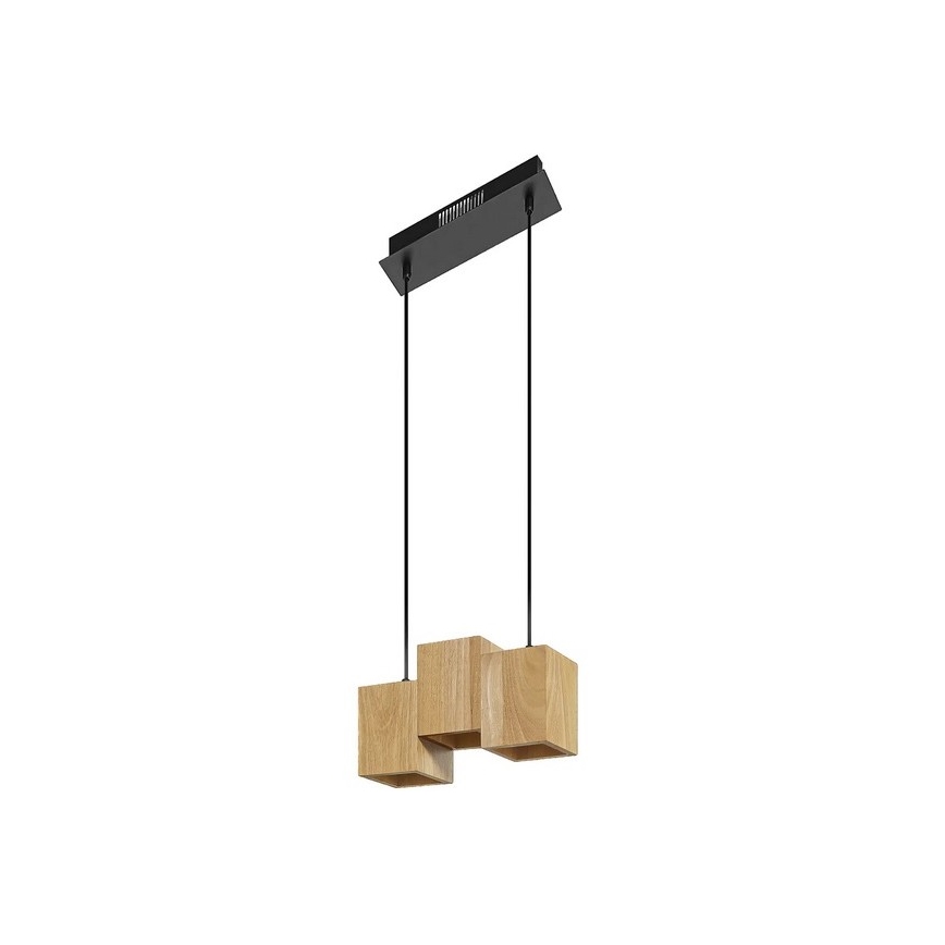 Ledvance - LED Reguliuojamas pakabinamas sietynas DECOR WOOD 3xLED/7W/230V Wi-Fi