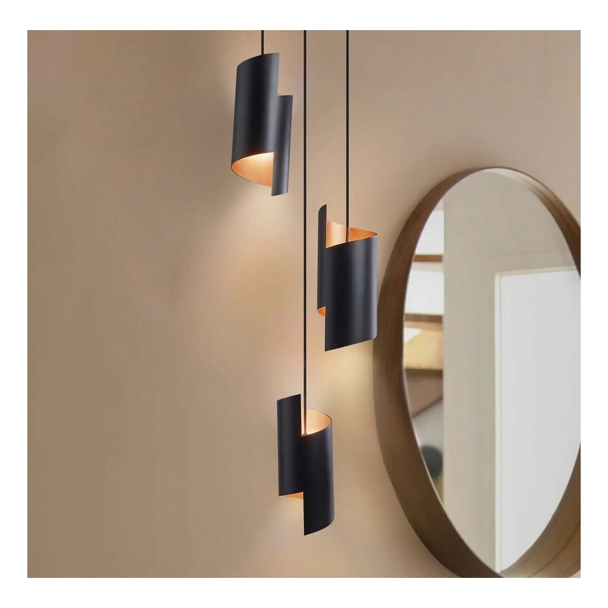 Ledvance - LED Reguliuojamas pakabinamas sietynas SMART+ DECOR 3xLED/8W/230V juodas Wi-Fi