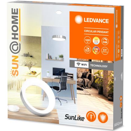 Ledvance - LED Reguliuojamas pakabinamas sietynas SUN@HOME CIRCULAR LED/18,5W/230V Wi-Fi