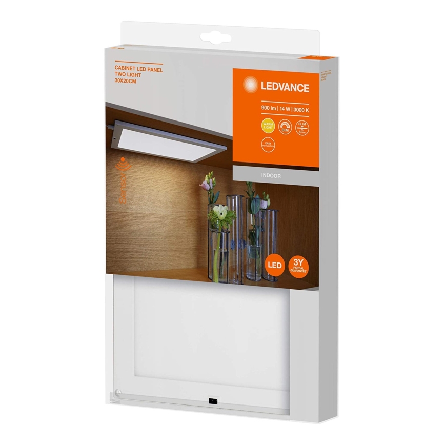 Ledvance - LED Reguliuojamas po spintele montuojamas šviestuvas su jutikliu CABINET LED/14W/230V