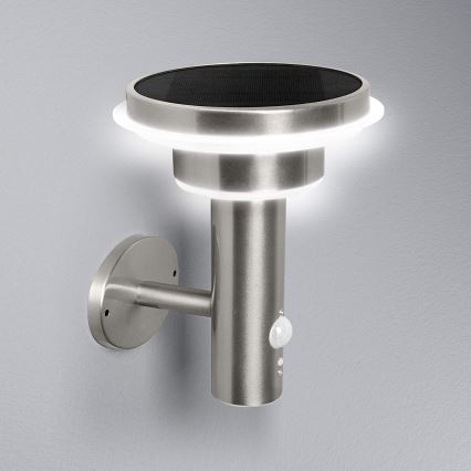 Ledvance - LED Reguliuojamas saulės energijos šviestuvas su jutikliu CIRCLE LED/6W/3,2V 2200 mAh IP44