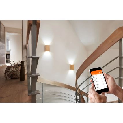 Ledvance - LED Reguliuojamas sieninis šviestuvas SMART+ WOOD LED/12W/230V 3000-6500K Wi-Fi