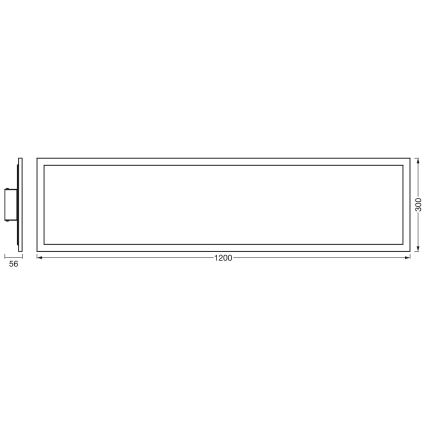 Ledvance - LED Reguliuojamas skydelis SUN@HOME LED/35W/230V 2200-5000K CRI 95 Wi-Fi