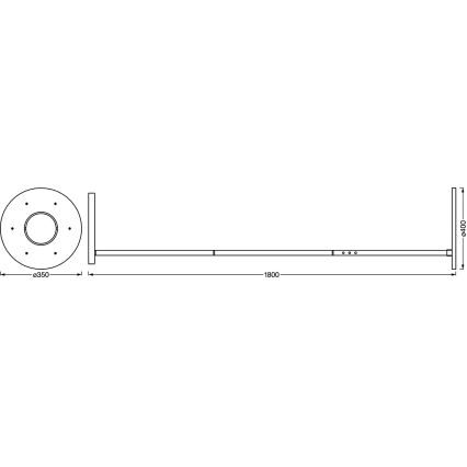 Ledvance - LED Reguliuojamas toršeras SUN@HOME LED/36W/230V 2200-5000K CRI 95 Wi-Fi