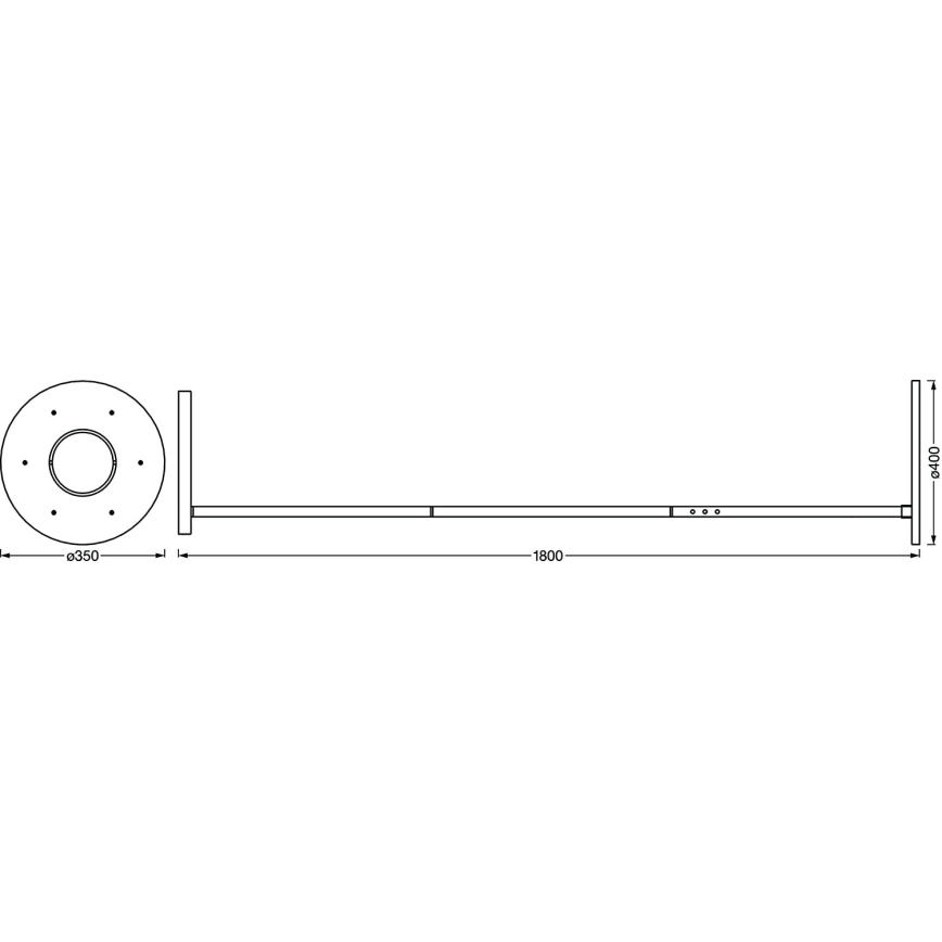 Ledvance - LED Reguliuojamas toršeras SUN@HOME LED/36W/230V 2200-5000K CRI 95 Wi-Fi