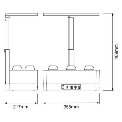 Ledvance - LED Reguliuojamas vidaus augalų šviestuvas GARDEN KIT LED/24W/230V