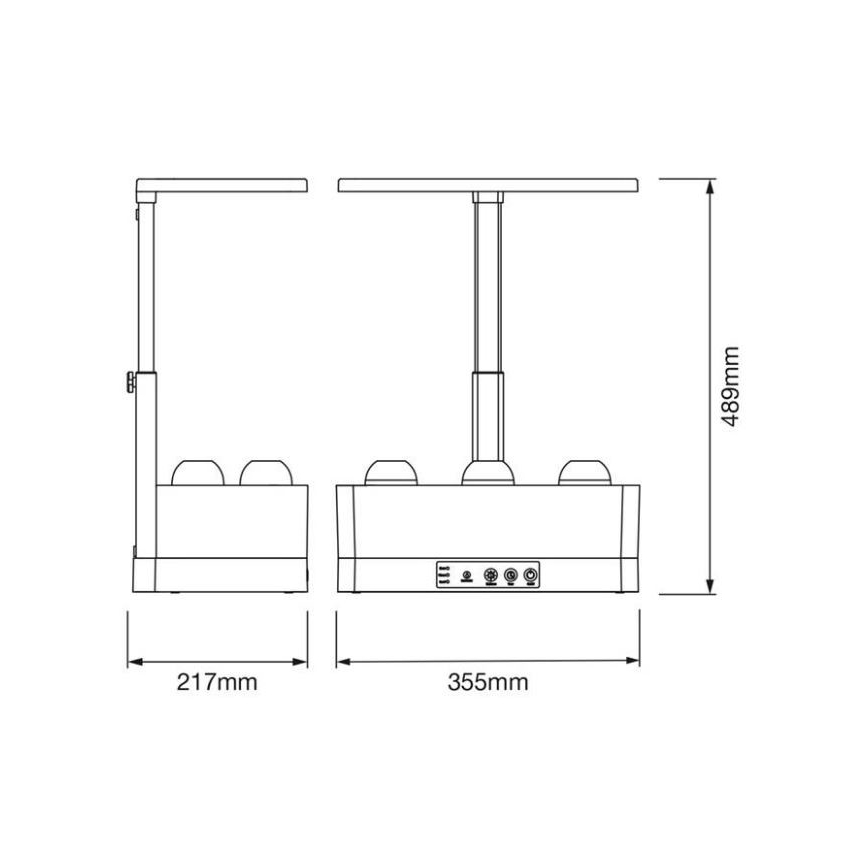 Ledvance - LED Reguliuojamas vidaus augalų šviestuvas GARDEN KIT LED/24W/230V