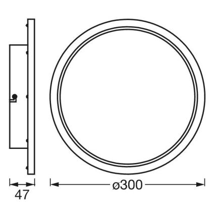 Ledvance - LED Reguliuojamas vonios šviestuvas SMART+ DISC LED/18W/230V 3000-6500K Wi-Fi