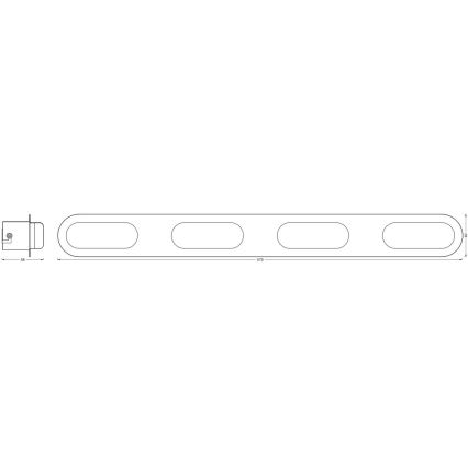 Ledvance - LED Reguliuojamas vonios šviestuvas SMART+ DUPLO LED/27W/230V 3000-6500K Wi-Fi IP44