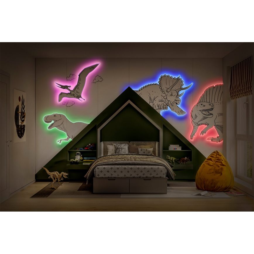 Ledvance - LED RGB dimeriuojama juosta FLEX 5m LED/10W/230V + nuotolinis valdiklis