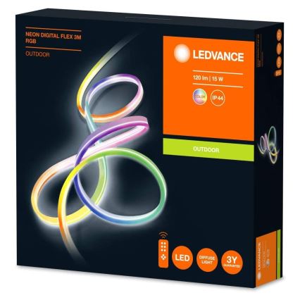 Ledvance - LED RGB lauko juosta SMART + FLEX 3m LED/15W /230V IP44 wi-fi