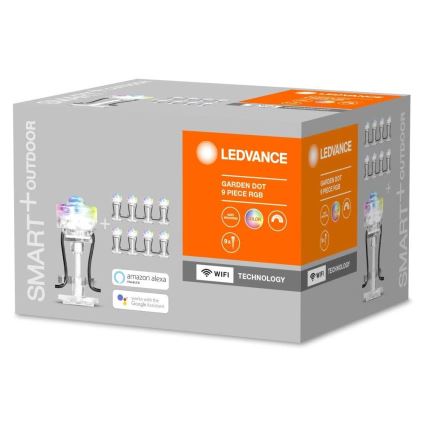 Ledvance - LED RGB lauko pratęsimo rinkinys SMART + 9xLED/2.5W/230V IP65 Wi-Fi