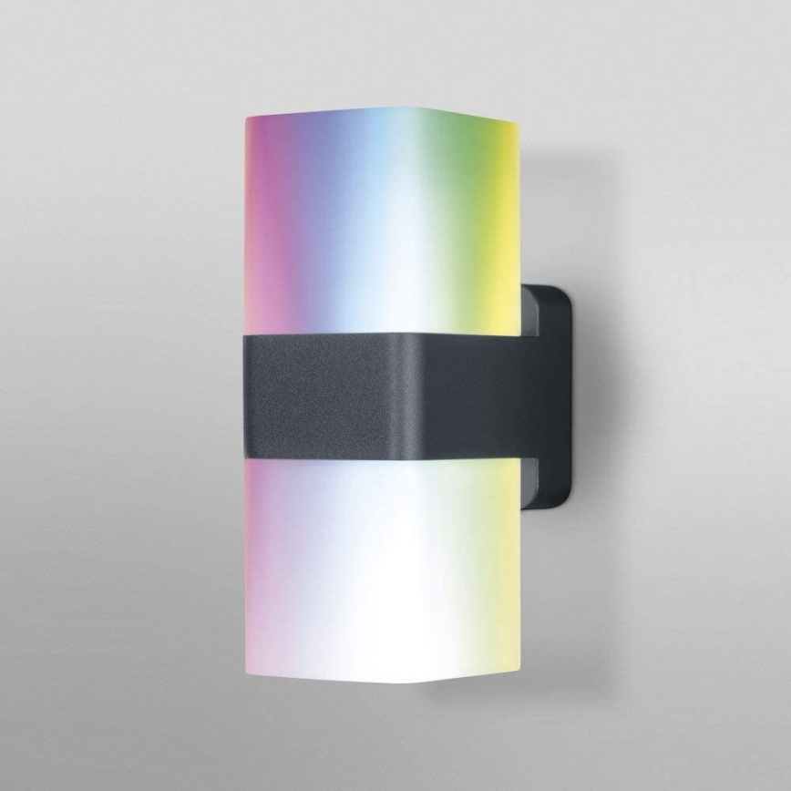 Ledvance - LED RGB lauko sieninis šviestuvas SMART + CUBE LED /13.5W/230V IP44 Wi-Fi