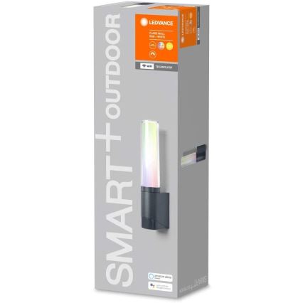 Ledvance - LED RGB lauko sieninis šviestuvas SMART + FLARE LED /7.5W/230V IP44 Wi-Fi