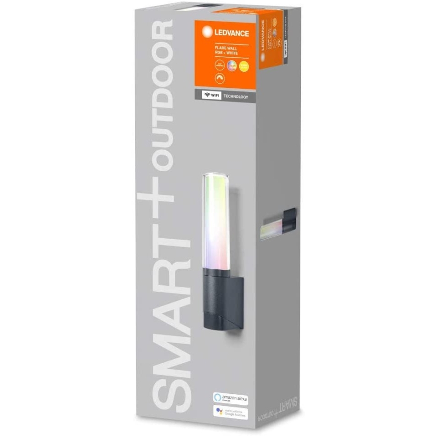 Ledvance - LED RGB lauko sieninis šviestuvas SMART + FLARE LED /7.5W/230V IP44 Wi-Fi