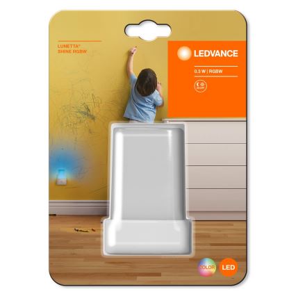 Ledvance - LED RGB naktinė lemputė su jutikliu LUNETTA LED/0,28W/230V