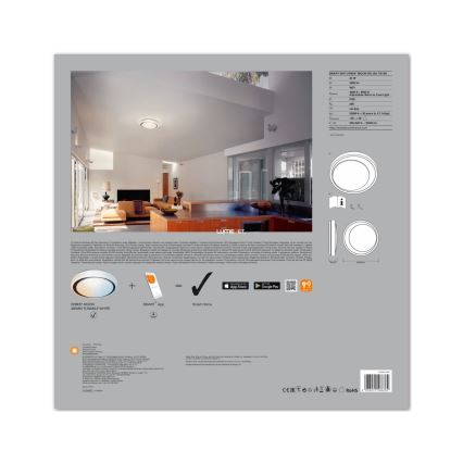 Ledvance - LED RGB Pritemdomas lubų šviestuvas SMART + KITE LED / 18W / 230V wi-fi