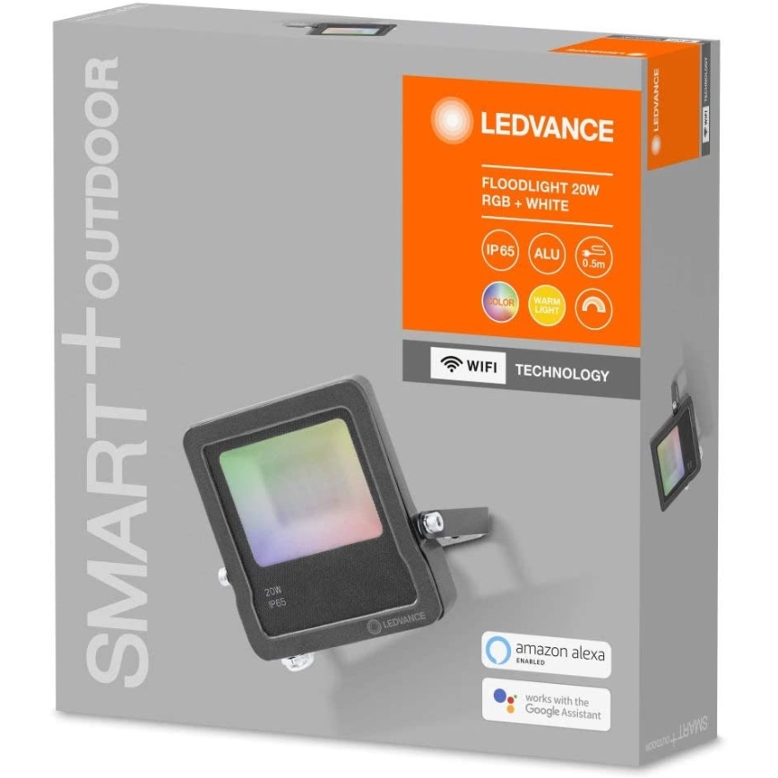 Ledvance - LED RGB prožektorius SMART + FLOOD LED/20W/230V IP65 Wi-Fi