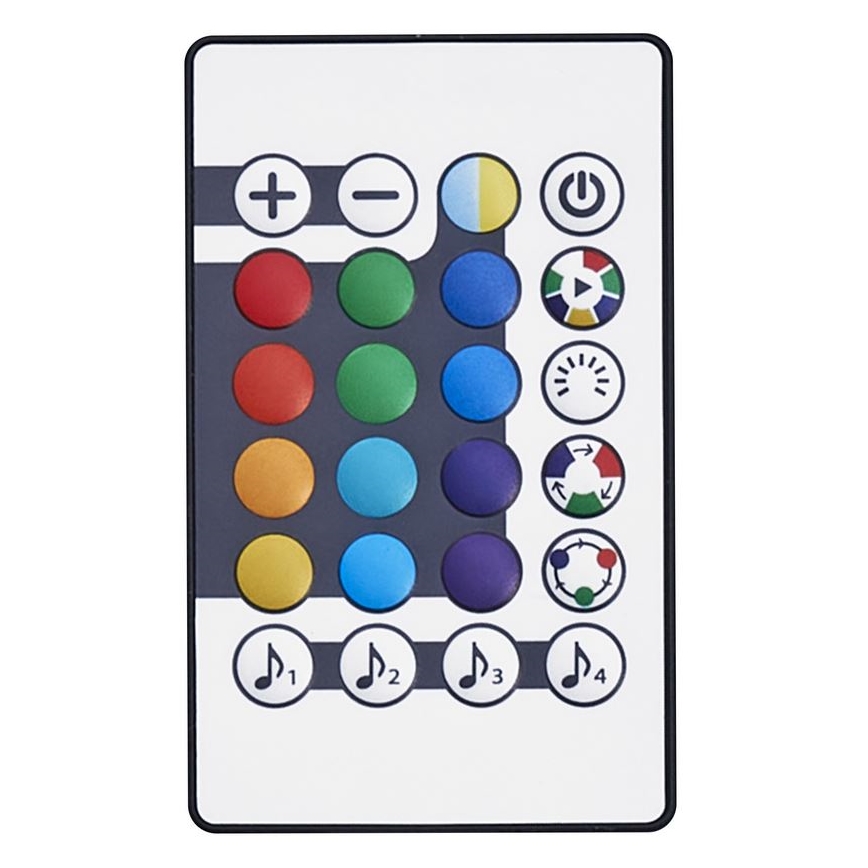 Ledvance - LED RGB Reguliuojama juostelė FLEX AUDIO 5m LED/20W/230V + nuotolinio valdymo pultas