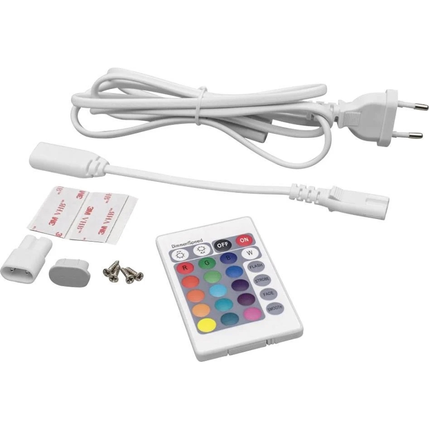 Ledvance - LED RGB reguliuojamas po spintelės šviestuvas SLIM LED/4W/230V + nuotolinio valdymo pultas