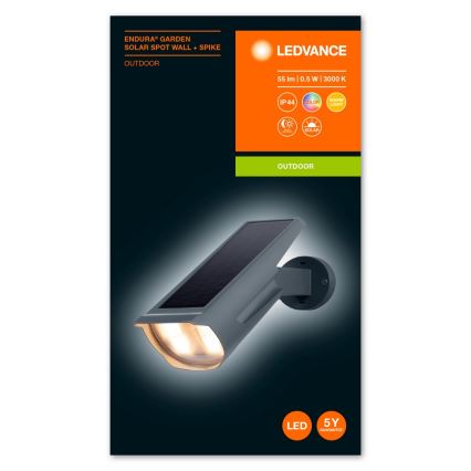 Ledvance - LED RGB šviestuvas, įkraunamas saulės energija ENDURA LED/0,5W/3,6V 1200 mAh IP44