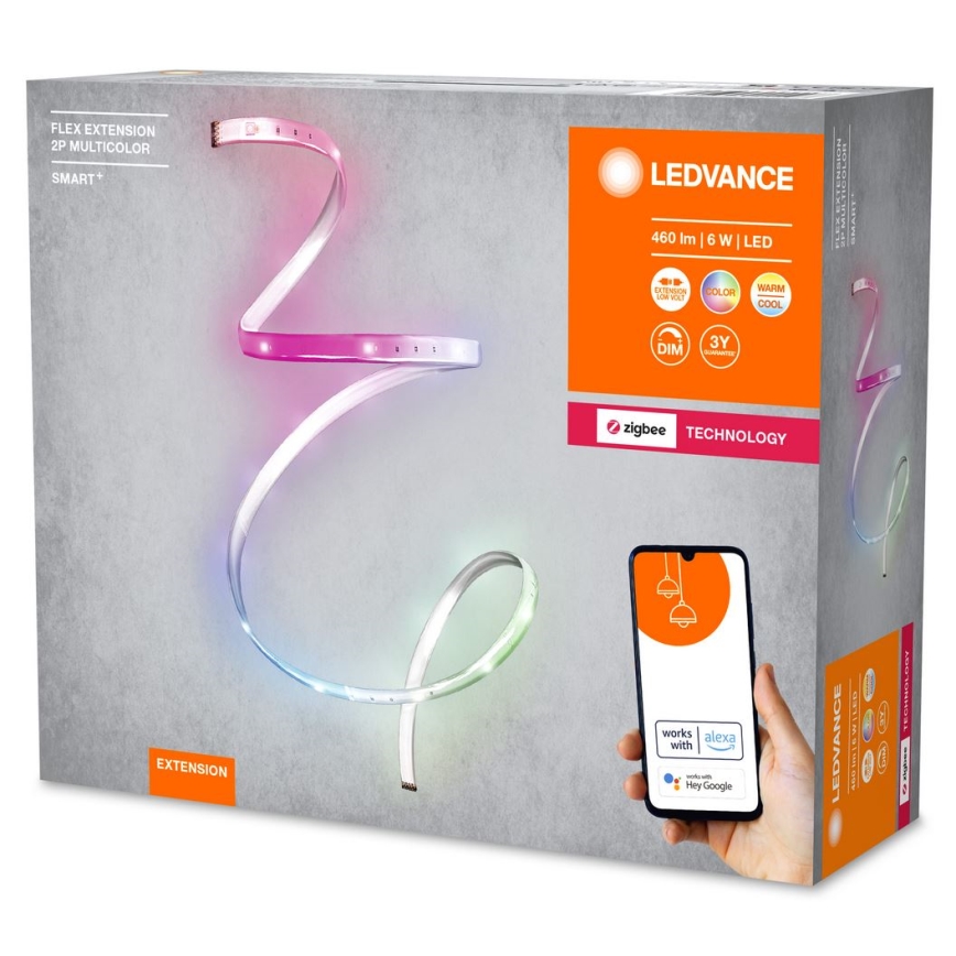 Ledvance - LED RGB+TW Prailginama pritemdoma juostelė SMART+ FLEX 1,2m LED/6W/12V