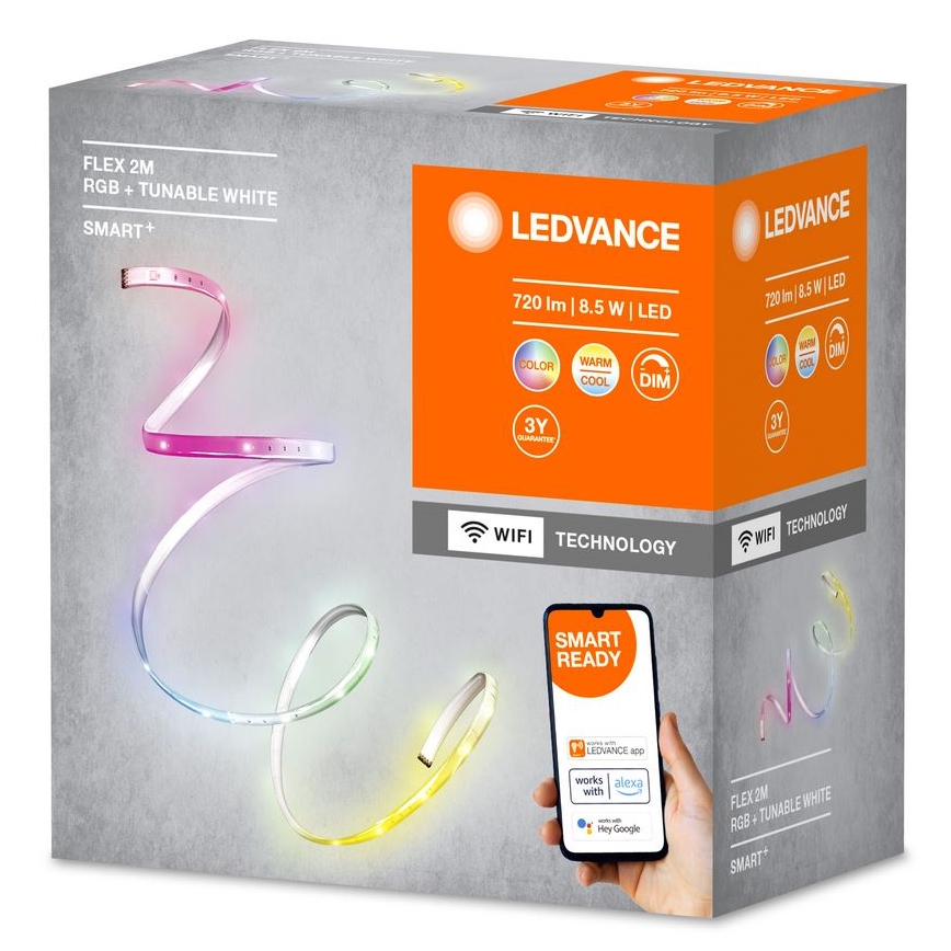 Ledvance - LED RGB+TW Reguliuojama juostelė SMART+ FLEX 2m LED/8,5W/230V Wi-Fi