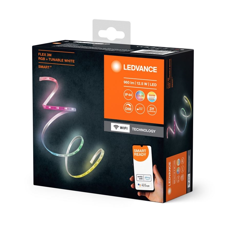 Ledvance - LED RGB+TW šviesos reguliavimas lauko juostelė FLEX 3m LED/12,5W/230V 2700-6500K IP44 Wi-Fi