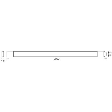 Ledvance - LED RGB+TW šviesos reguliavimas lauko juostelė FLEX 3m LED/12,5W/230V 2700-6500K IP44 Wi-Fi