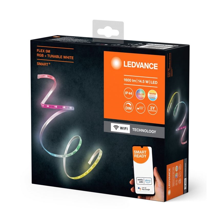 Ledvance - LED RGB+TW šviesos reguliavimas lauko juostelė FLEX 5m LED/14,5W/230V 2700-6500K IP44 Wi-Fi